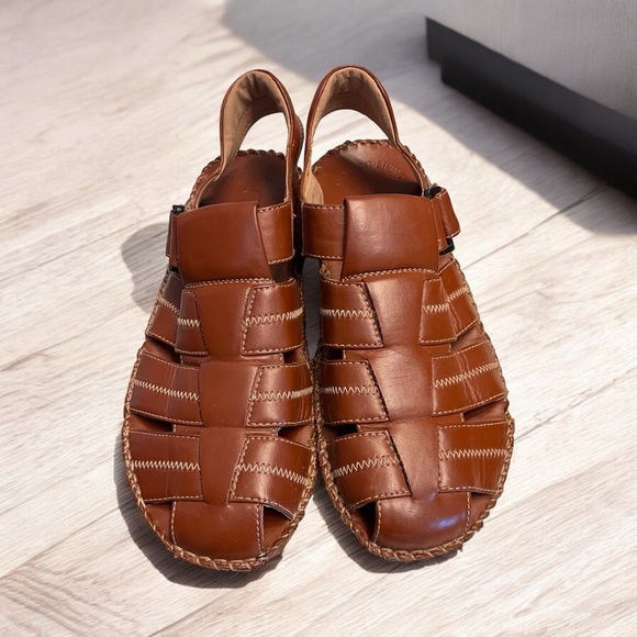 Leather Fisherman’s Sandals Size 11M - Picture 1 of 4